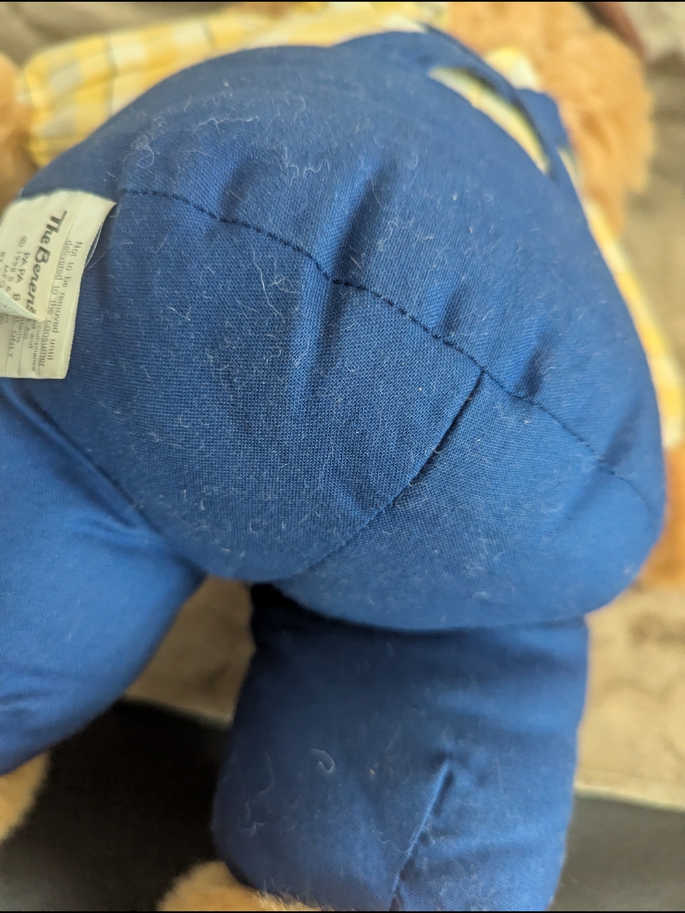 Vintage 1998 Berenstain Bears Papa Bear 18" Plush Stuffed Animal Chosun - Picture 7 of 10